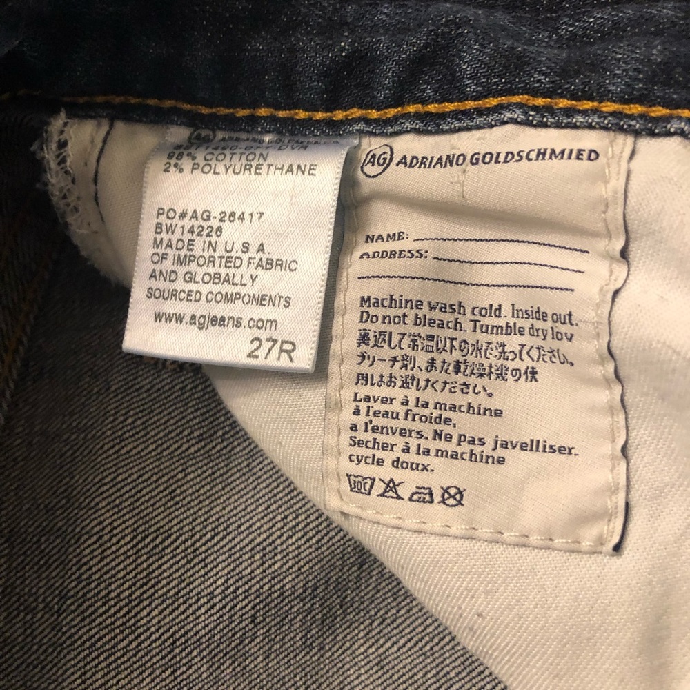 AG “The Nikki” relaxed skinny size 27 - Picture 4 of 6